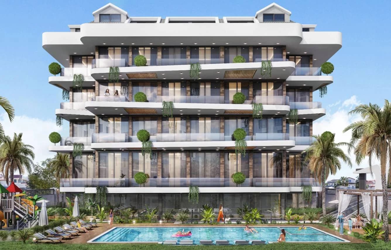 Sunrise Alanya — residence with a swimming pool