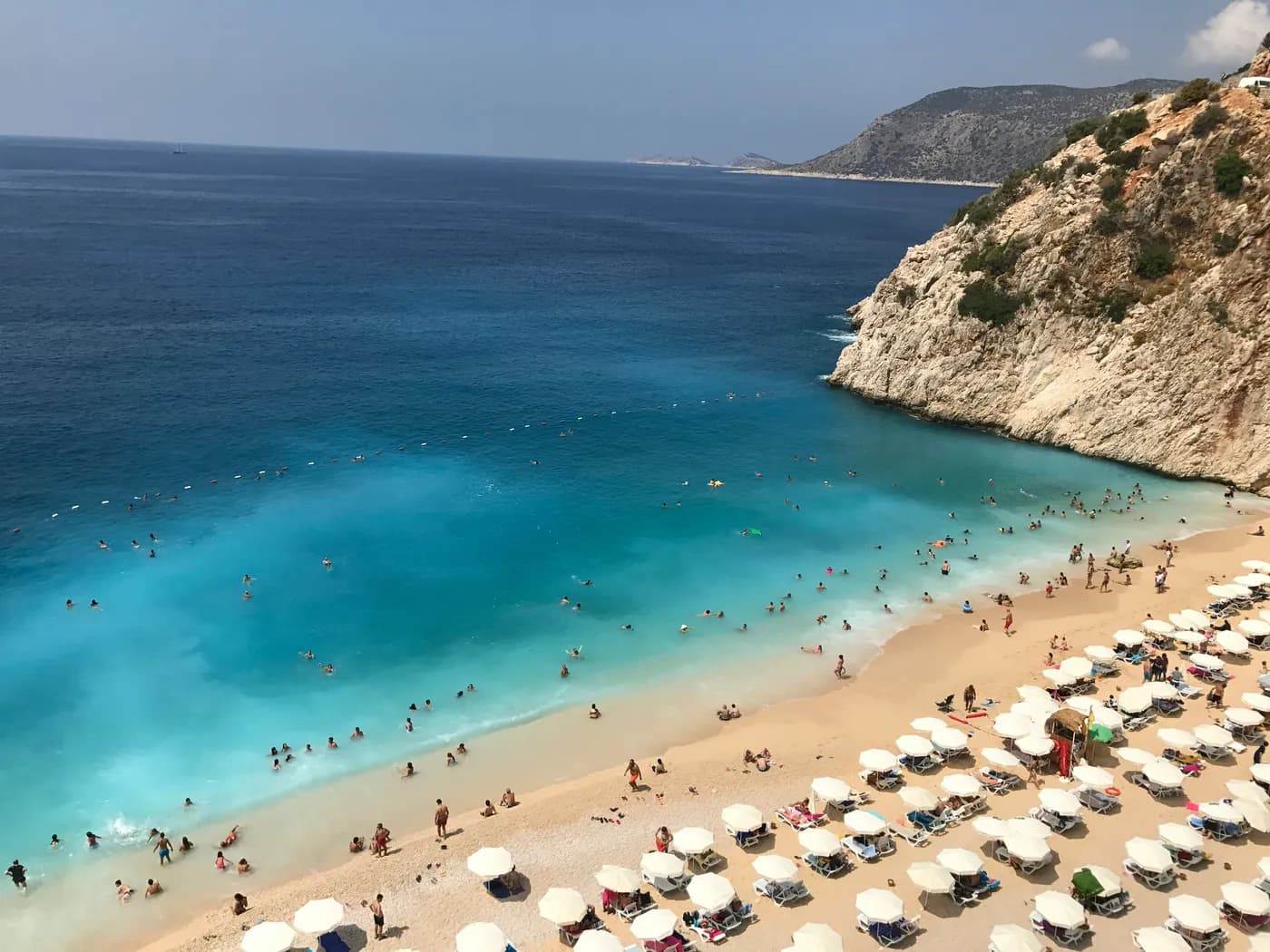 Turquoise Mediterranean beach